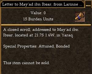 Letter to May'ad ibn Ibsar, from Larinne Kerendova.jpg