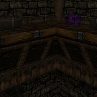 Shift jump up to access hidden Chorizite Chest.