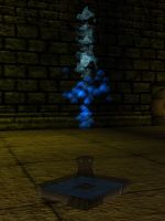 Spectral Fountains spawn in random locations.